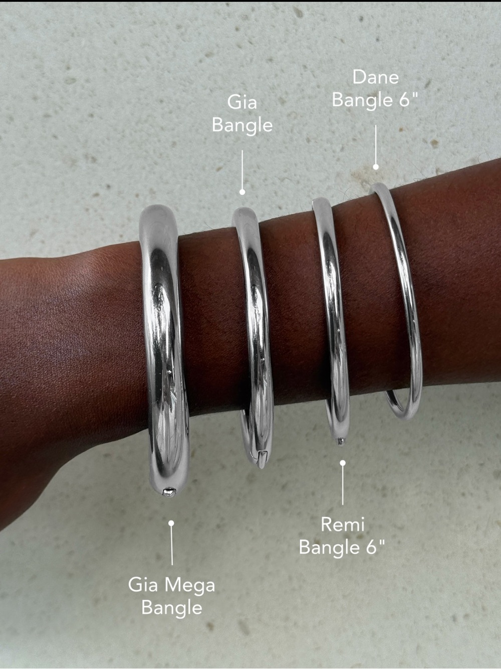Jenny Bird Gia Bangle Bracelet - Picture 4 of 12